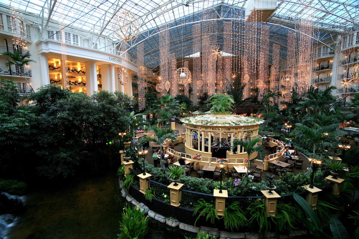 Inside Gaylord Opryland Hotel