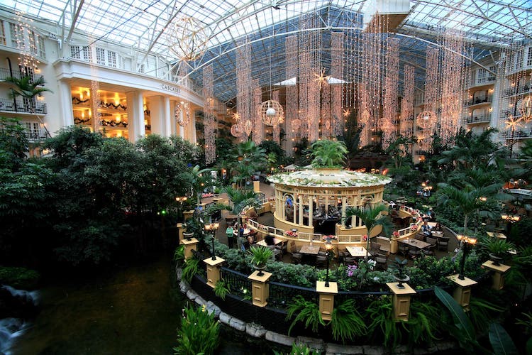 Inside Gaylord Opryland Hotel