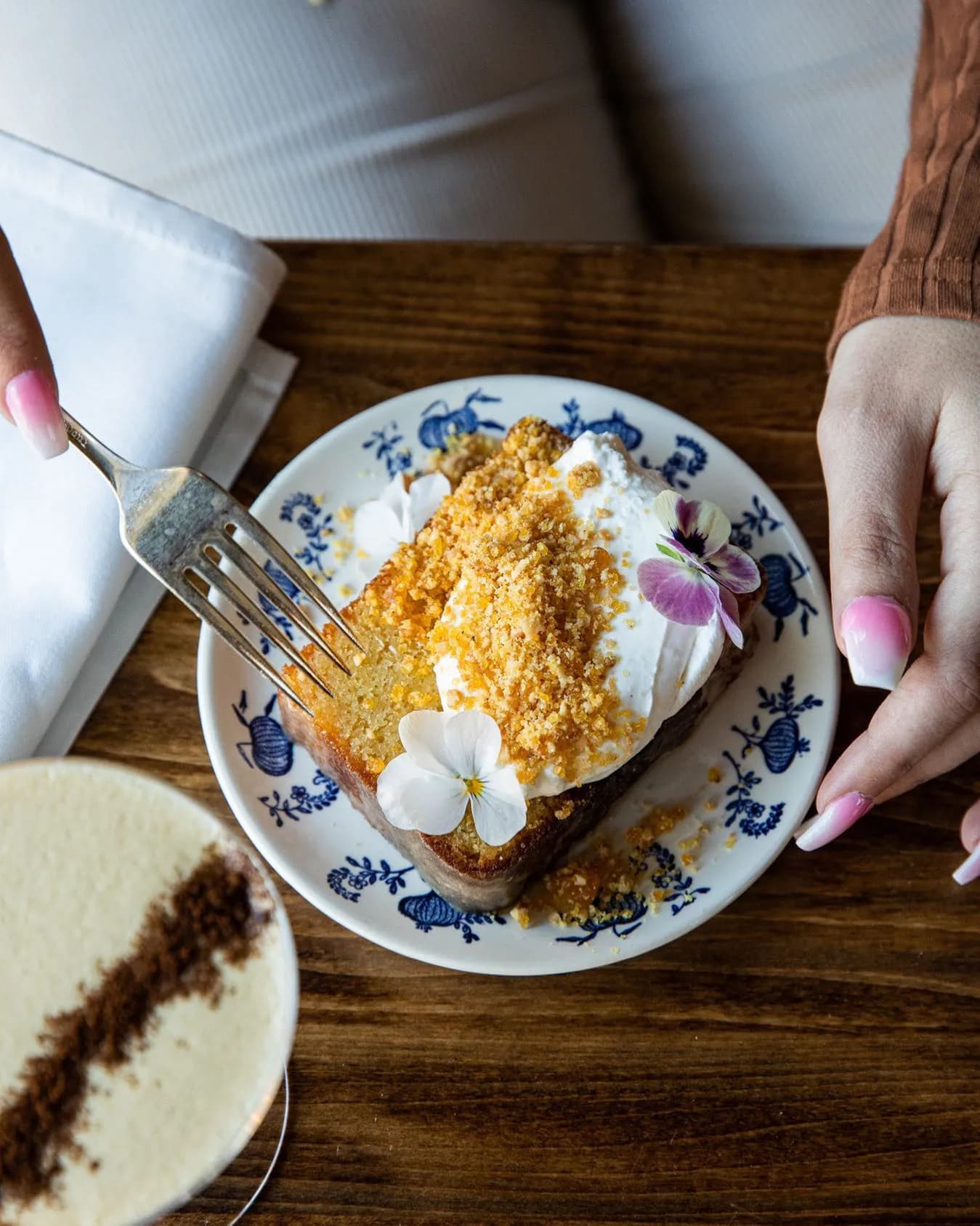 Almond cake at Butcher and Bee