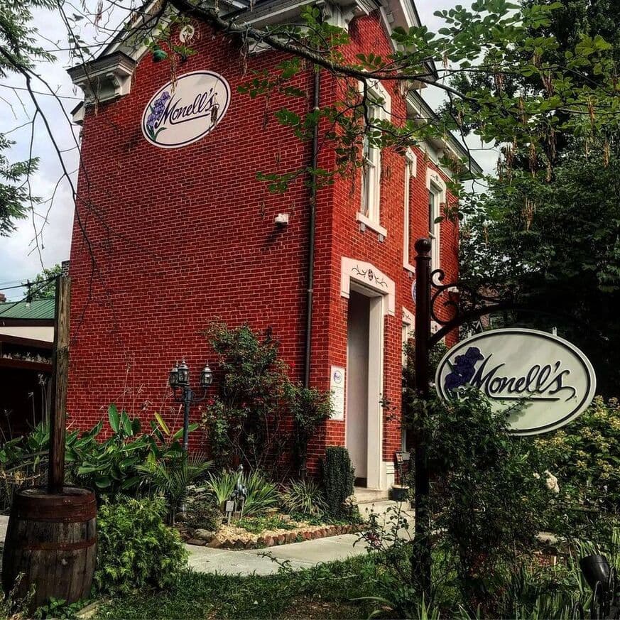 Monells side of building