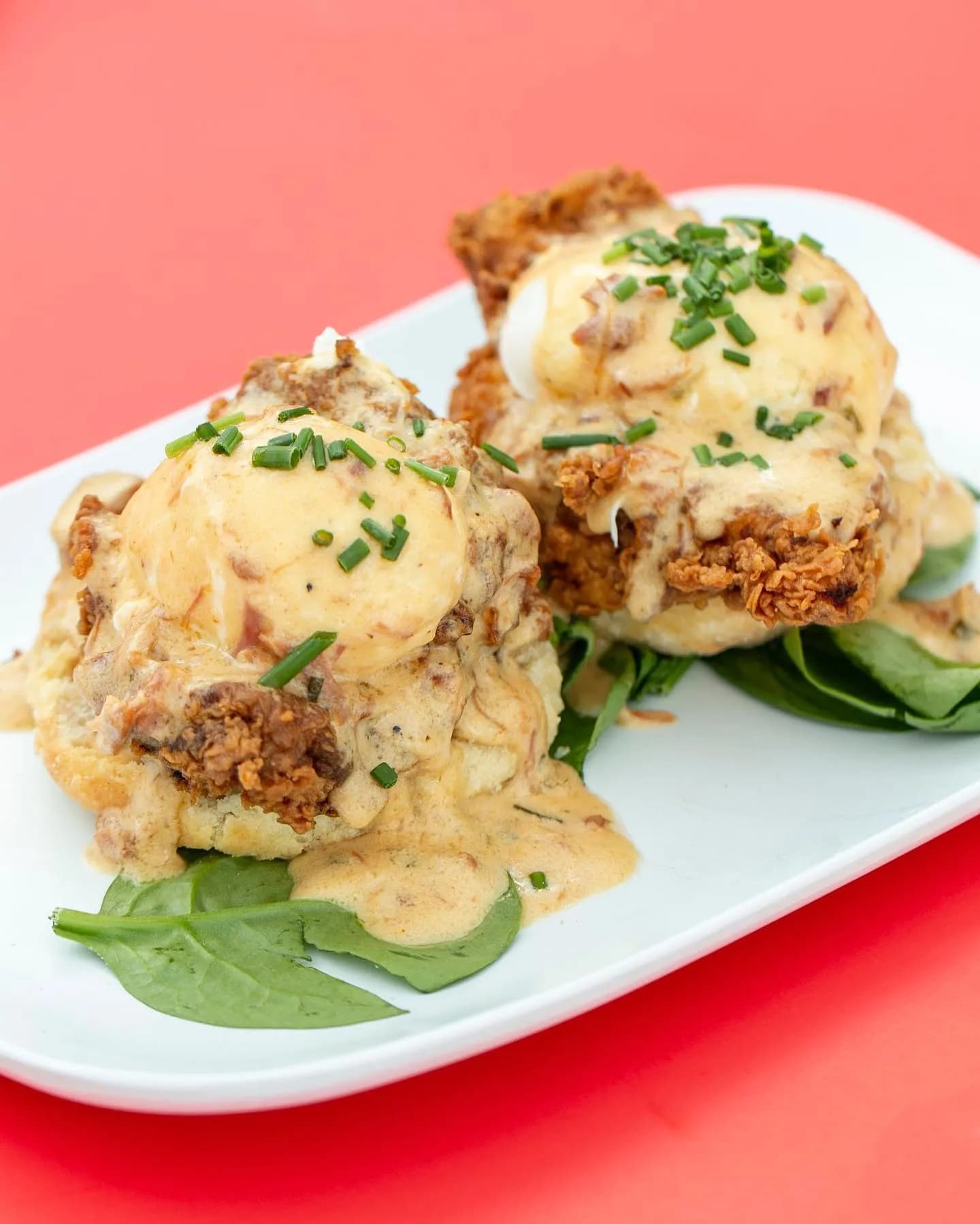 The eggs benedict at Ruby Sunshine