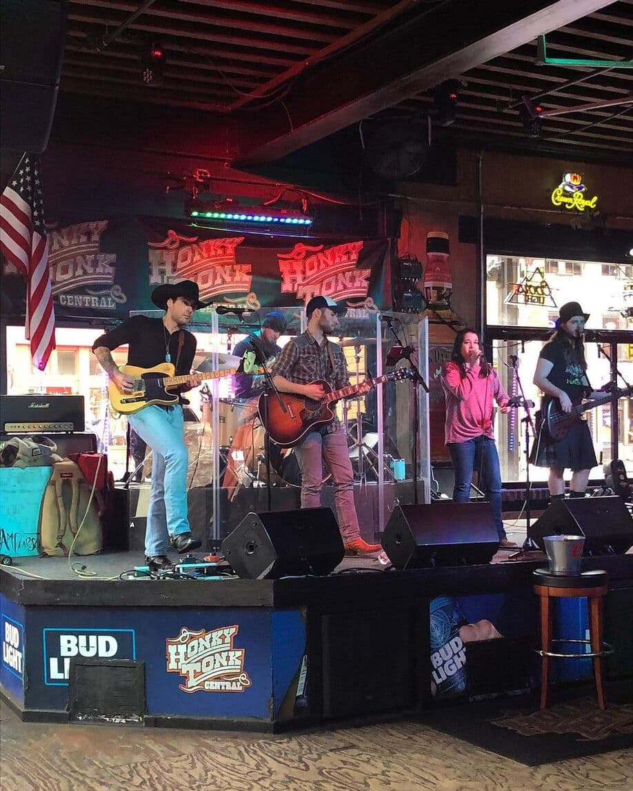 Honky Tonk Central band playing