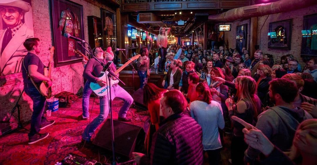 Nudie's downstairs party