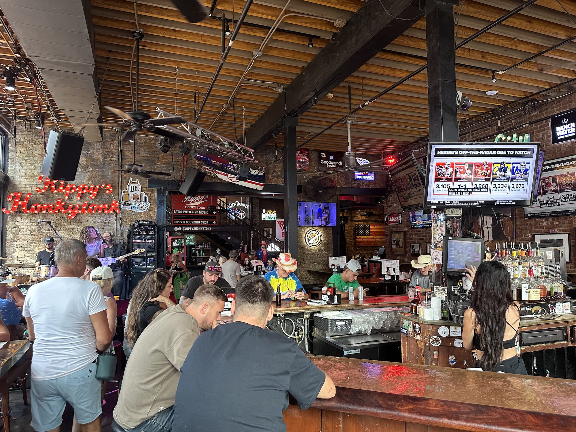 Rippy's downstairs stage
