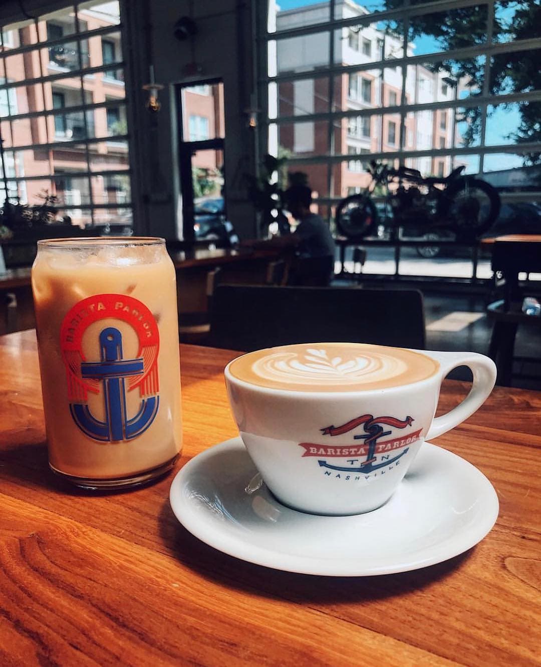 Two coffees at Barista Parlor