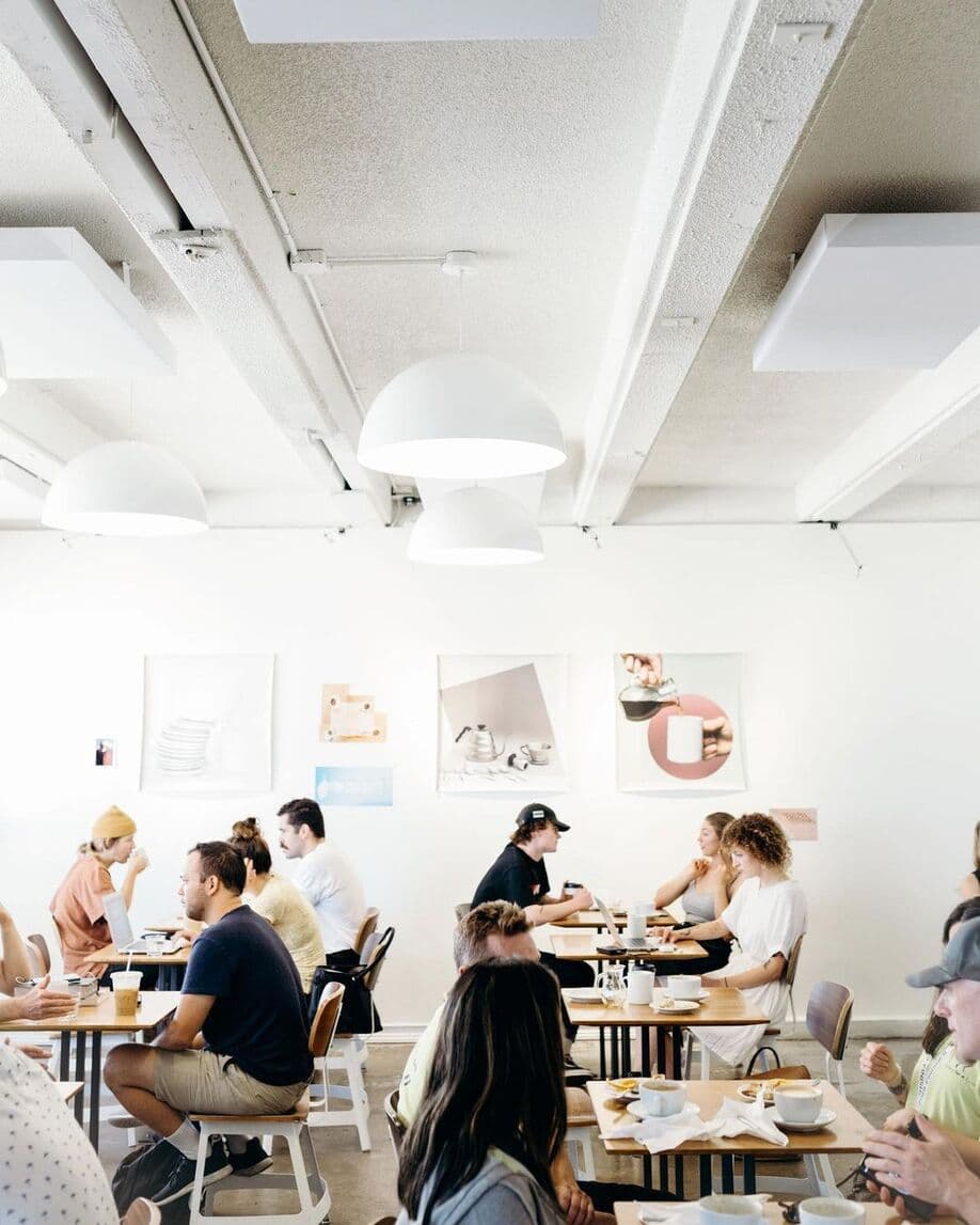 Inside Crema in downtown Nashville