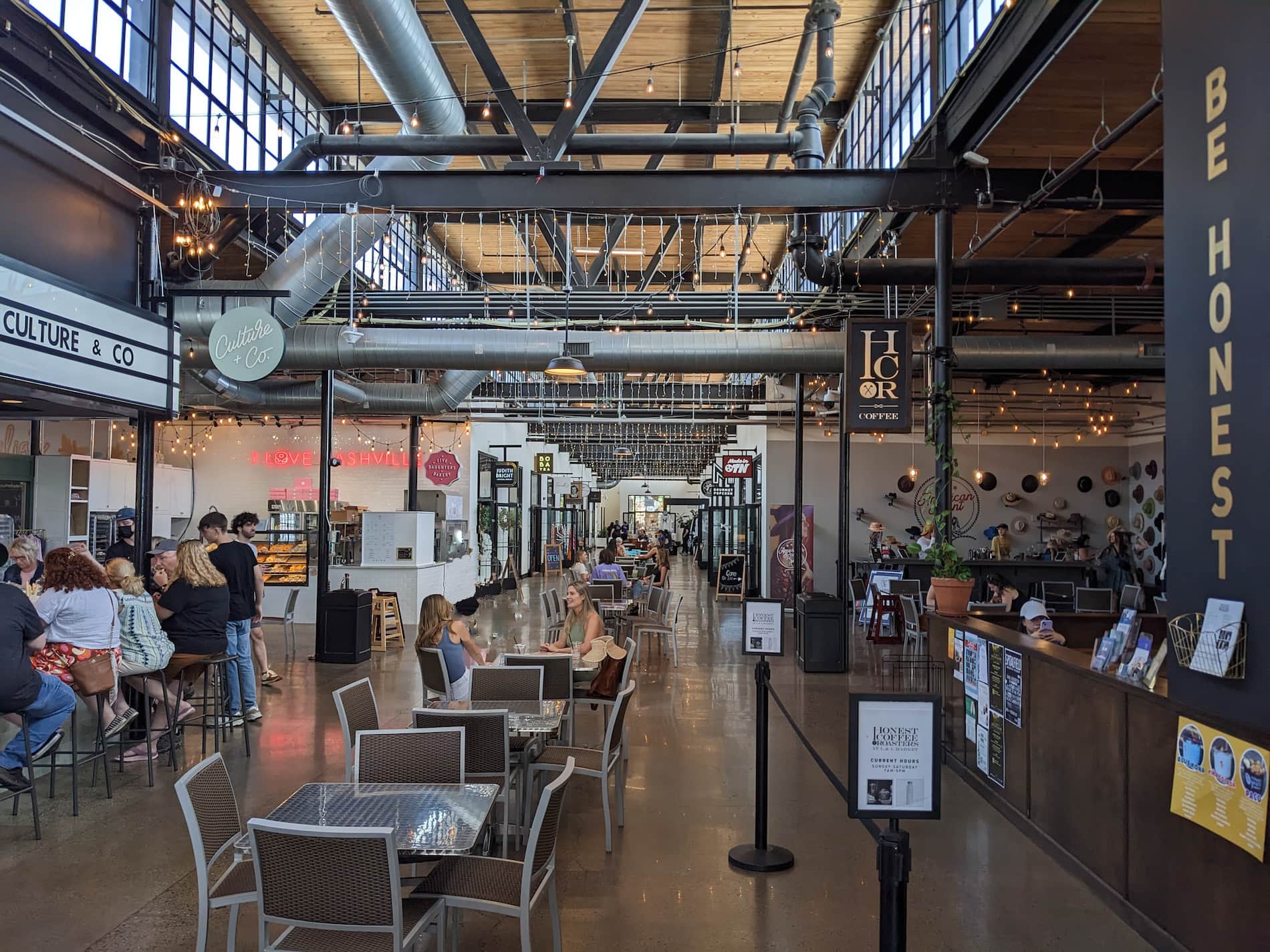 The interior of L&L Market