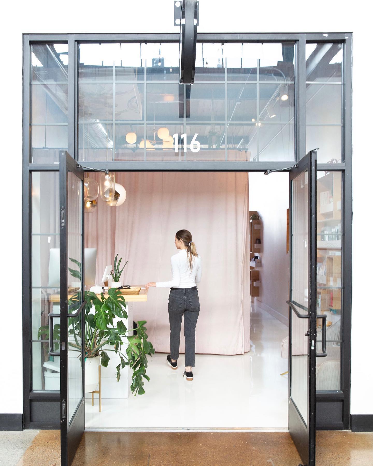 Catalyst Beauty's entryway