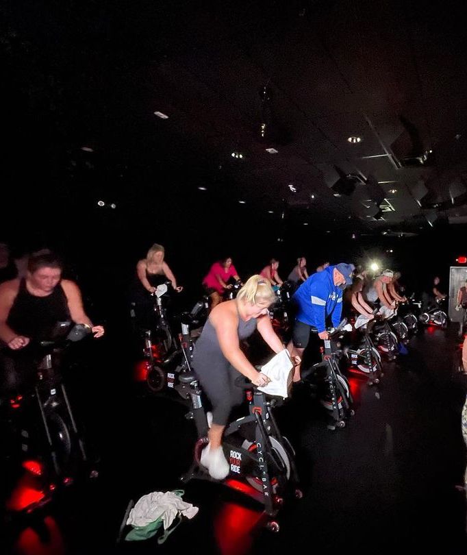 People riding at Cycle Bar