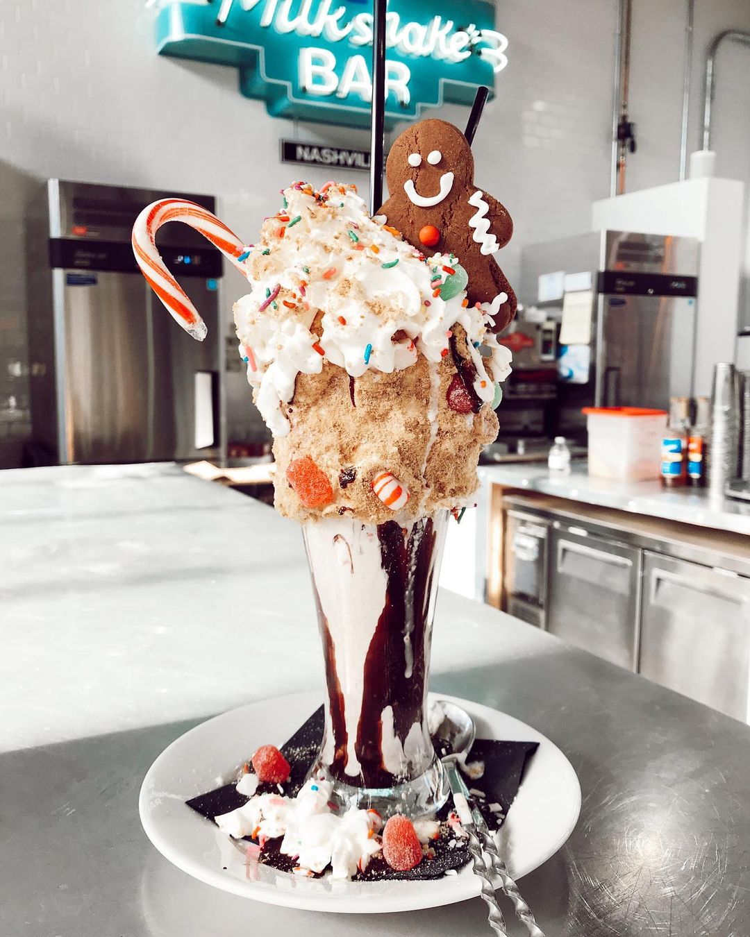 Gracie's gingerbread milkshake