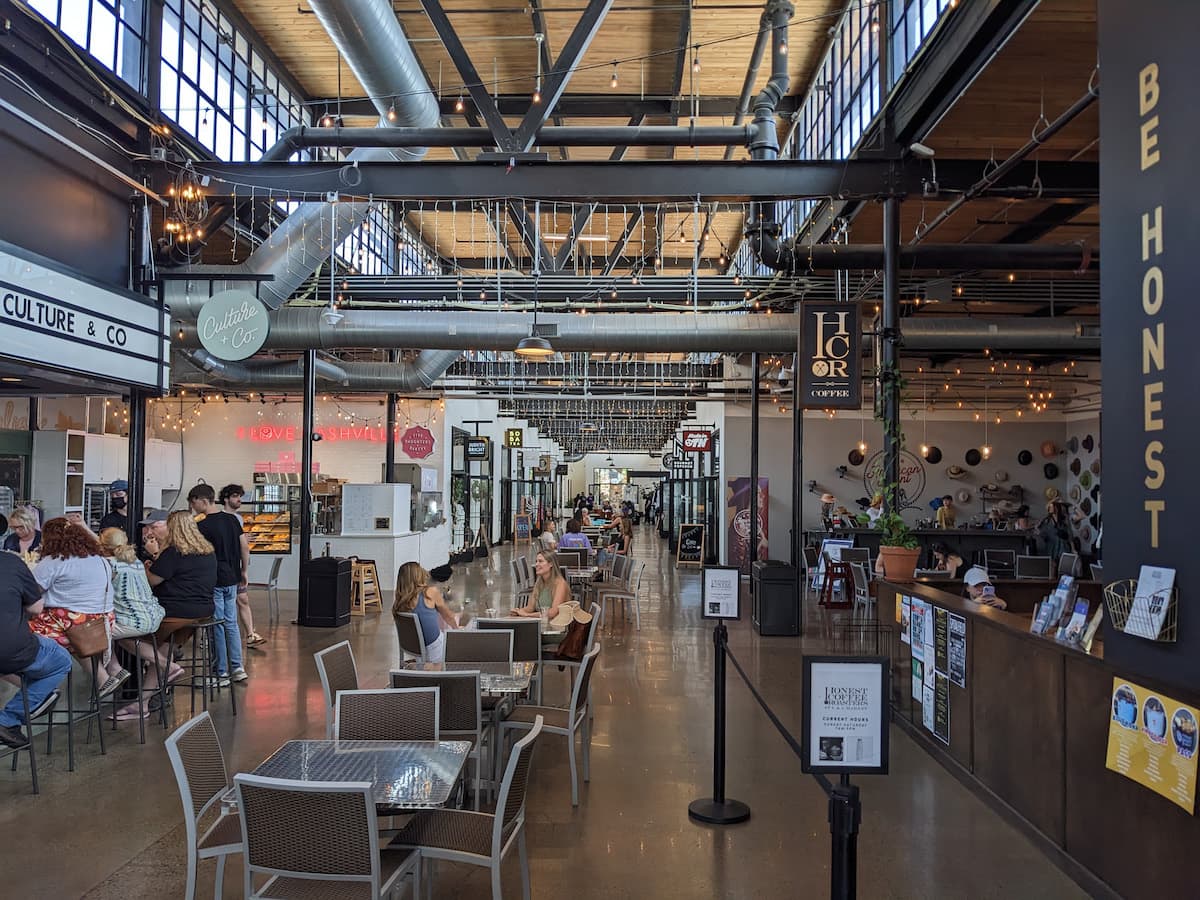 The interior of L&L Market