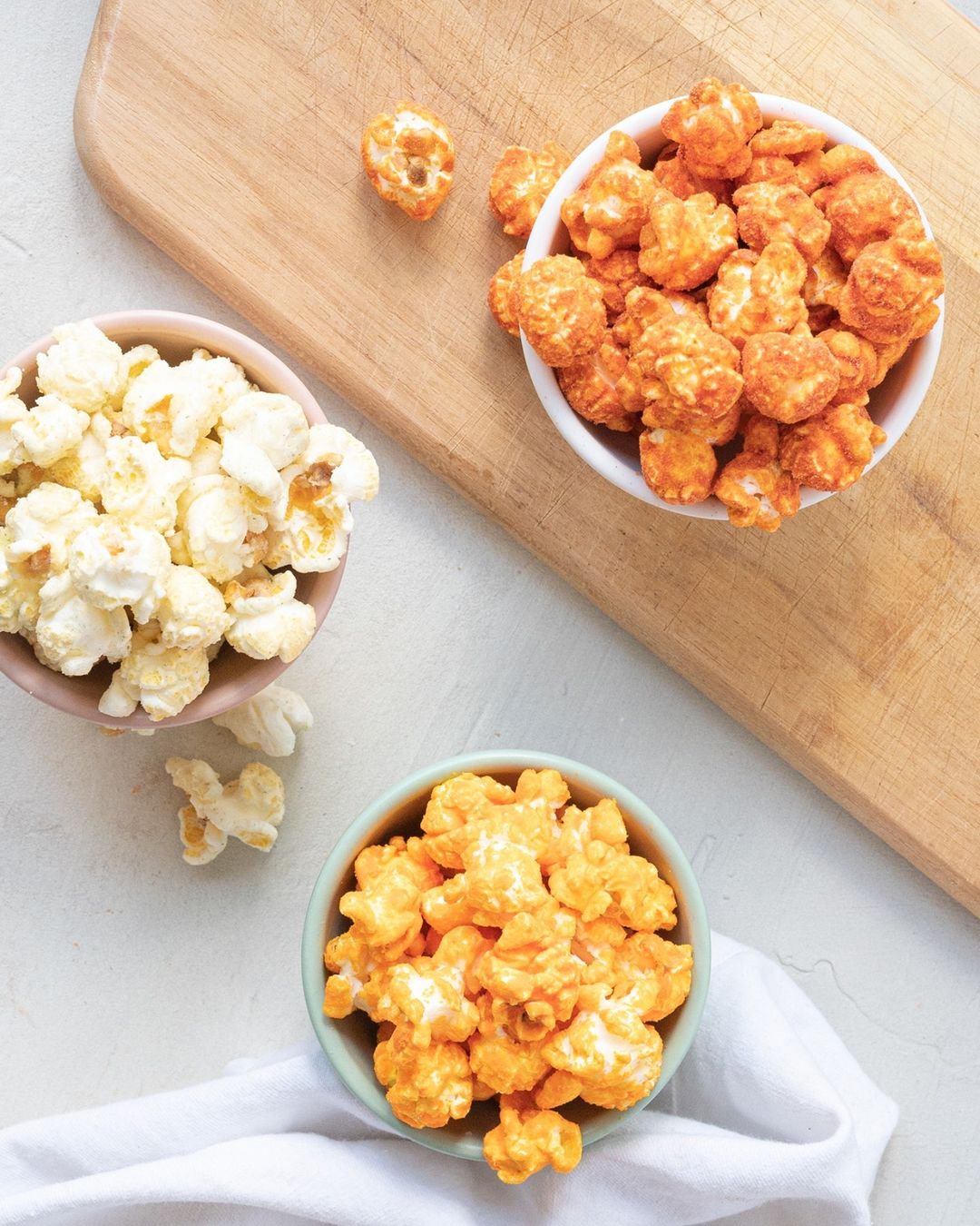 Marigold Popcorn three different flavors