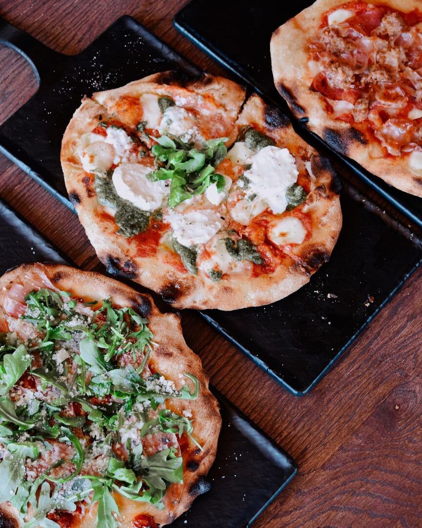 Penne Pazze three pinsas