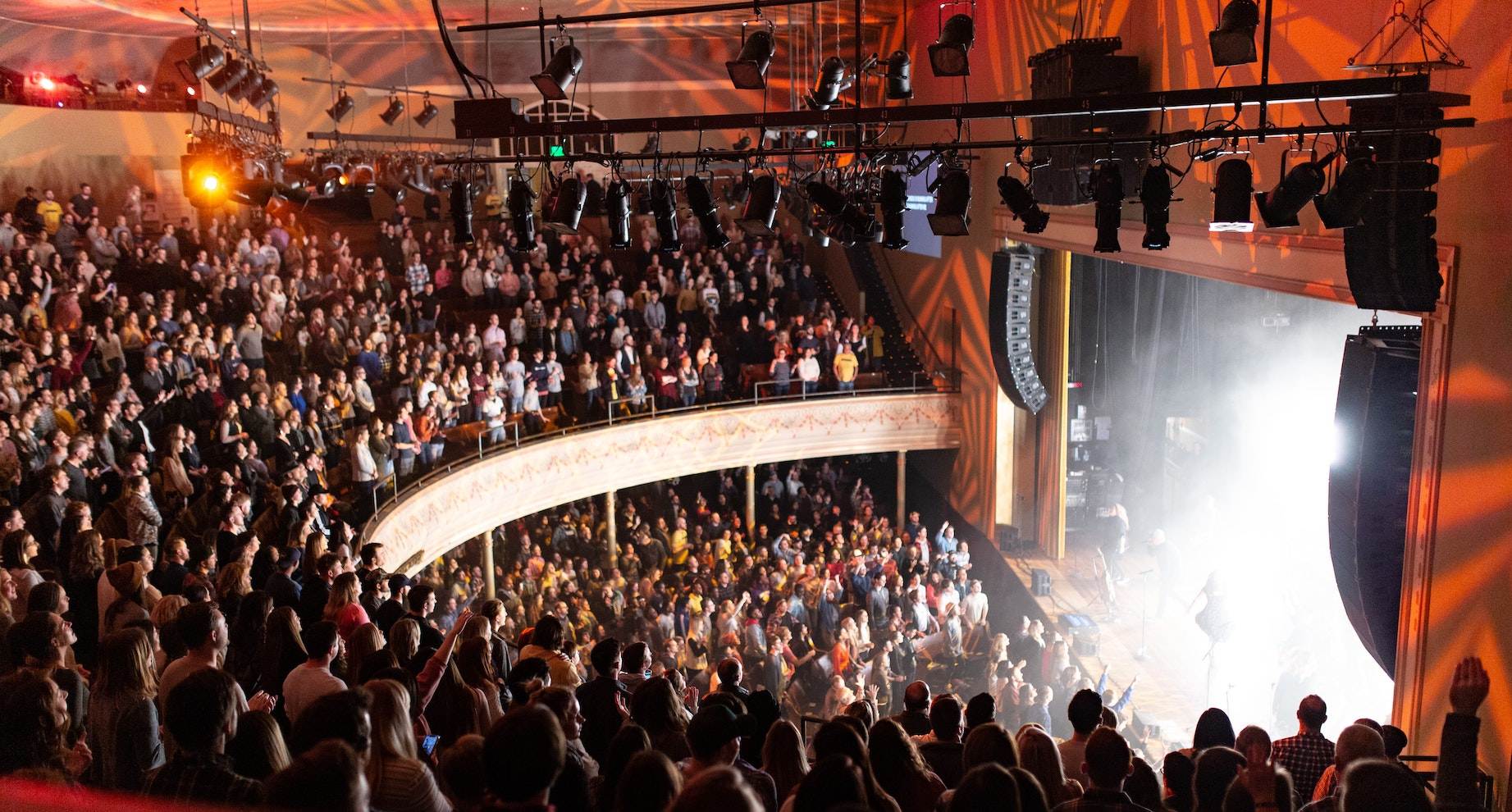 A concert at the Ryman