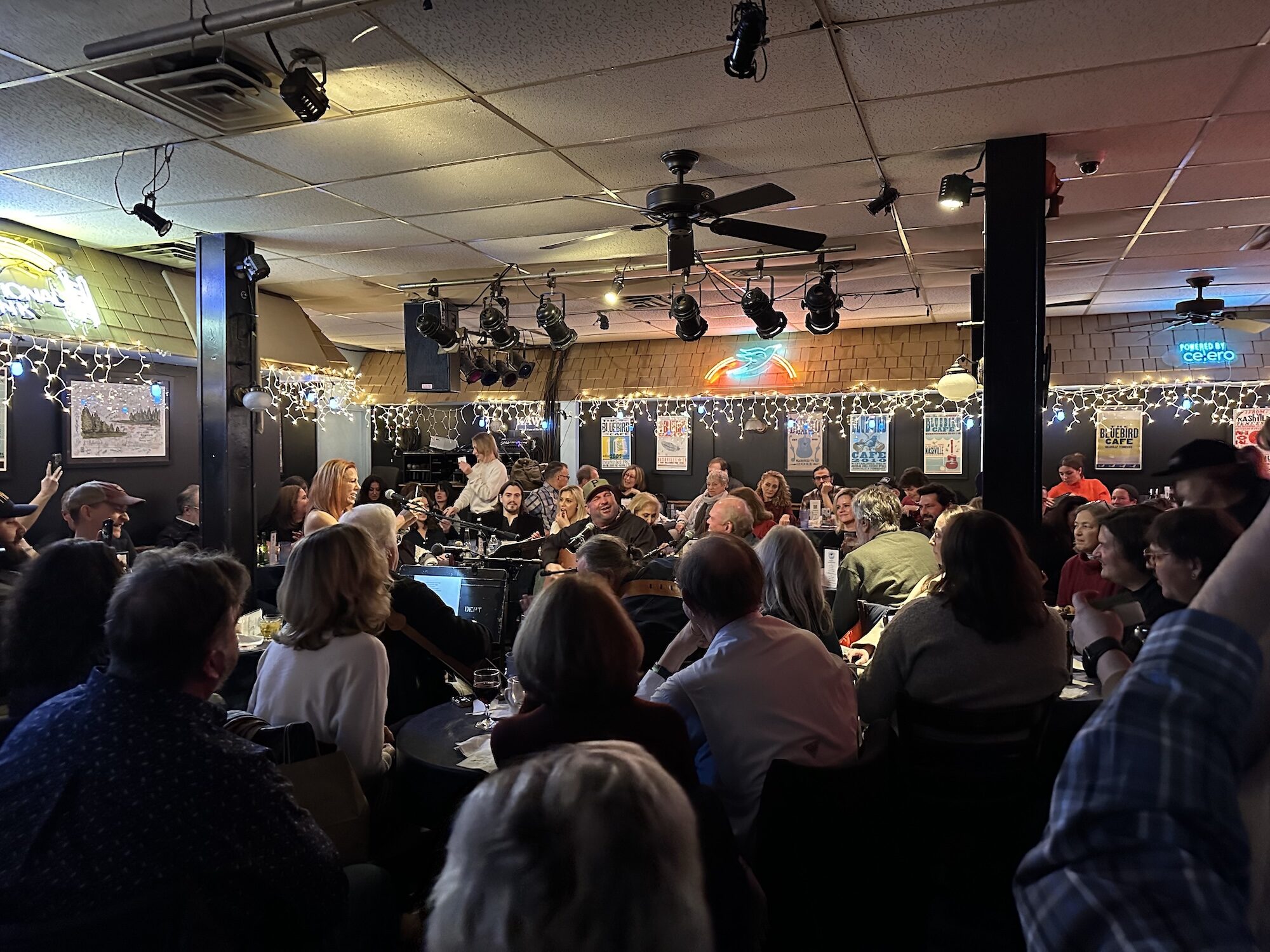 Inside the Bluebird Cafe
