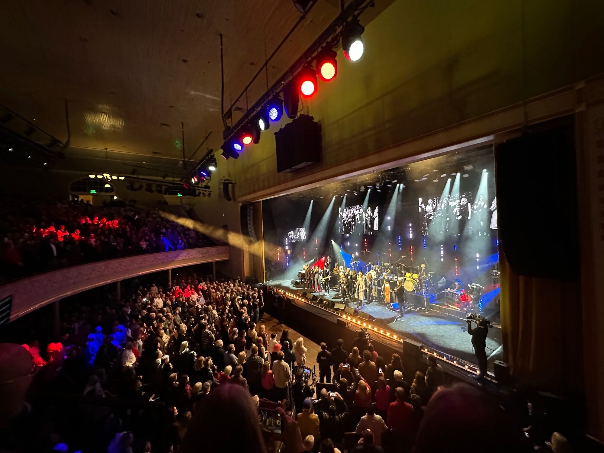 A concert at the Ryman