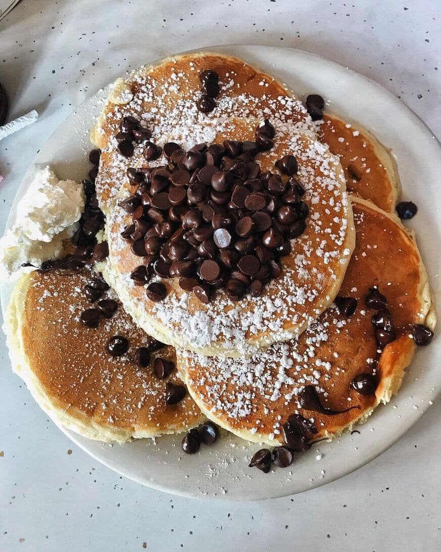 Chocolate chip pancakes