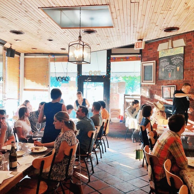 Inside SKy Blue Cafe