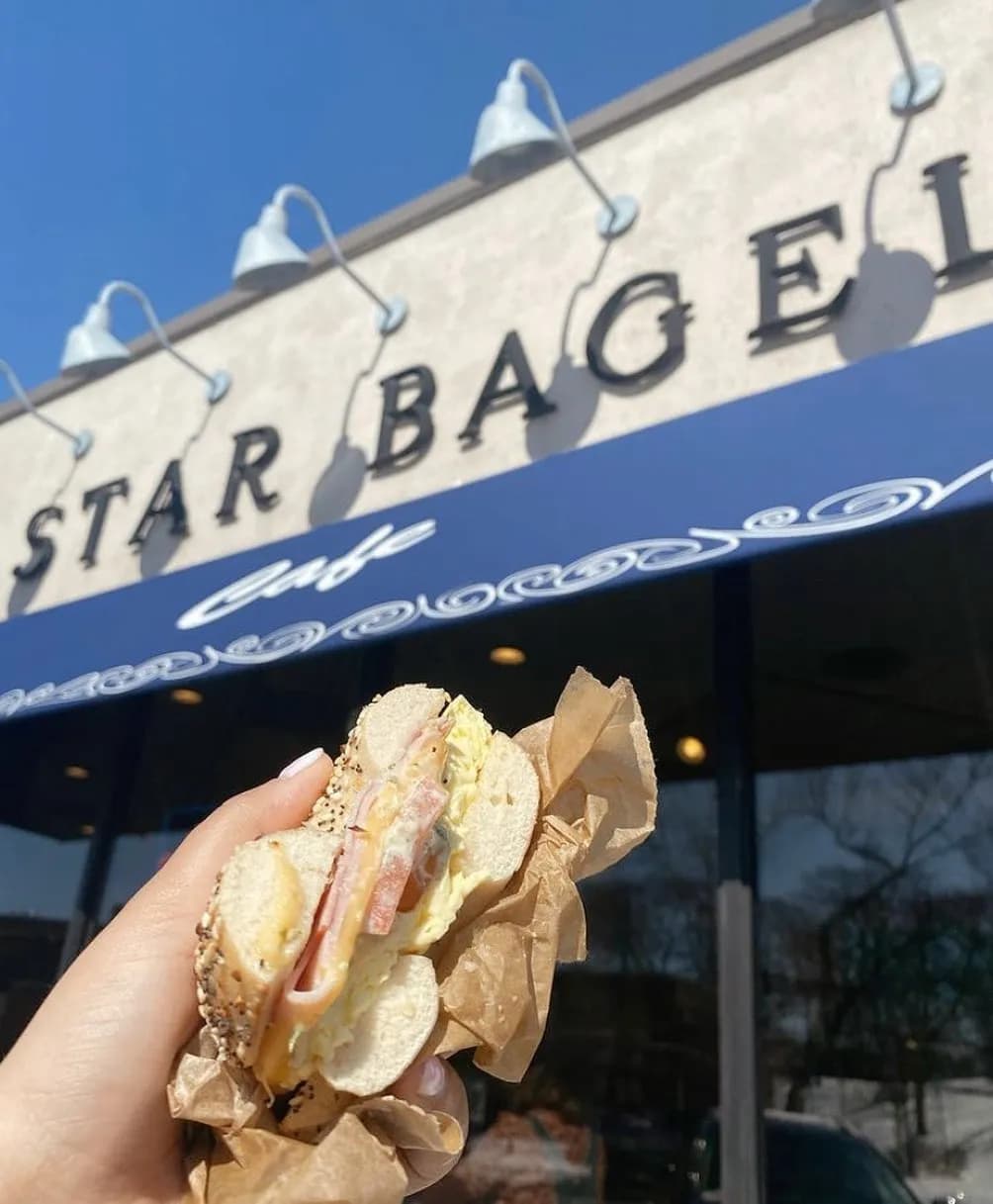 Outside Star Bagel