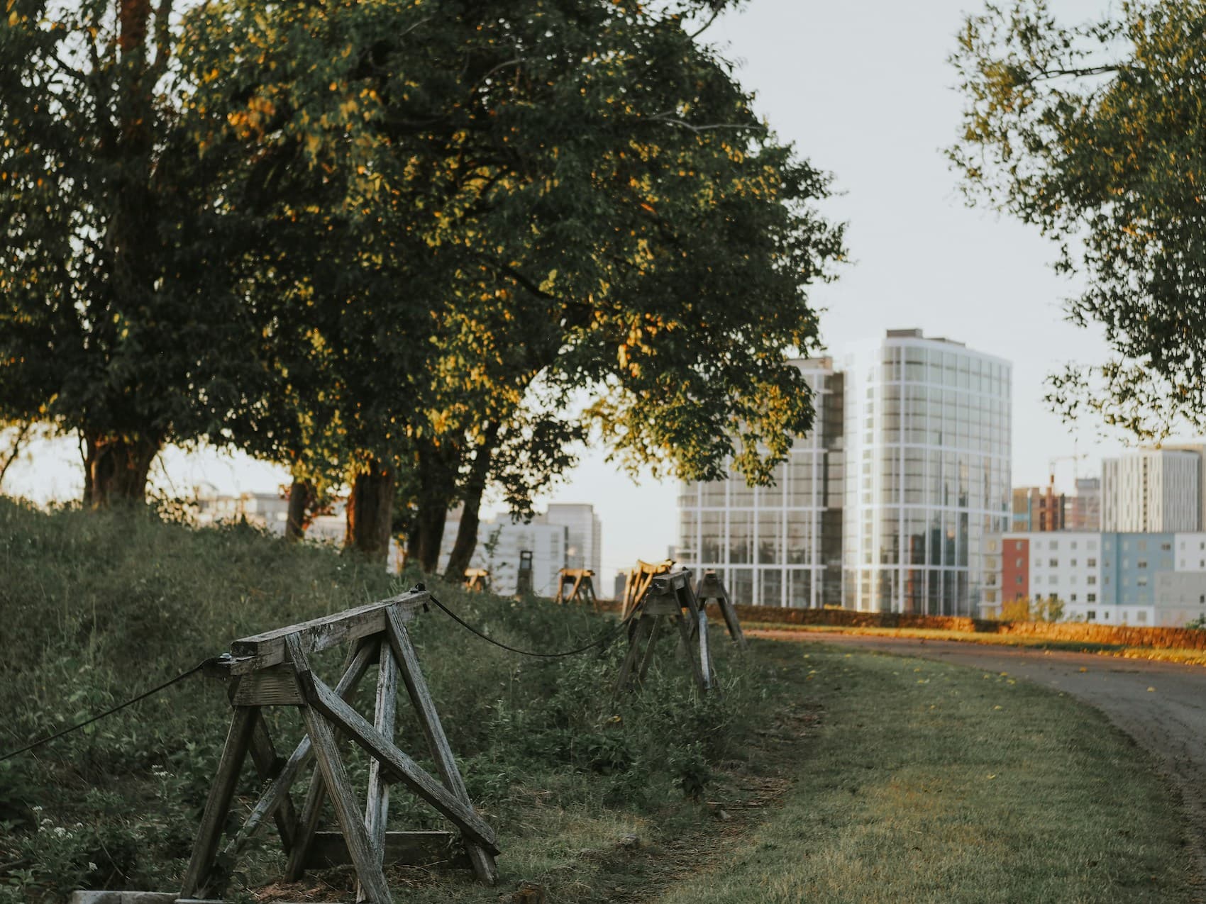 A trail at Fort Negley