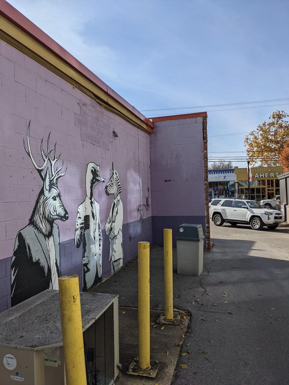 Animal Gentleman in 12 South alleyway