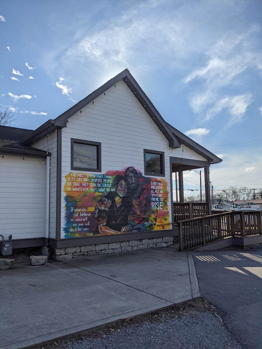 Kobe Bryant mural at Red Bicycle Coffee