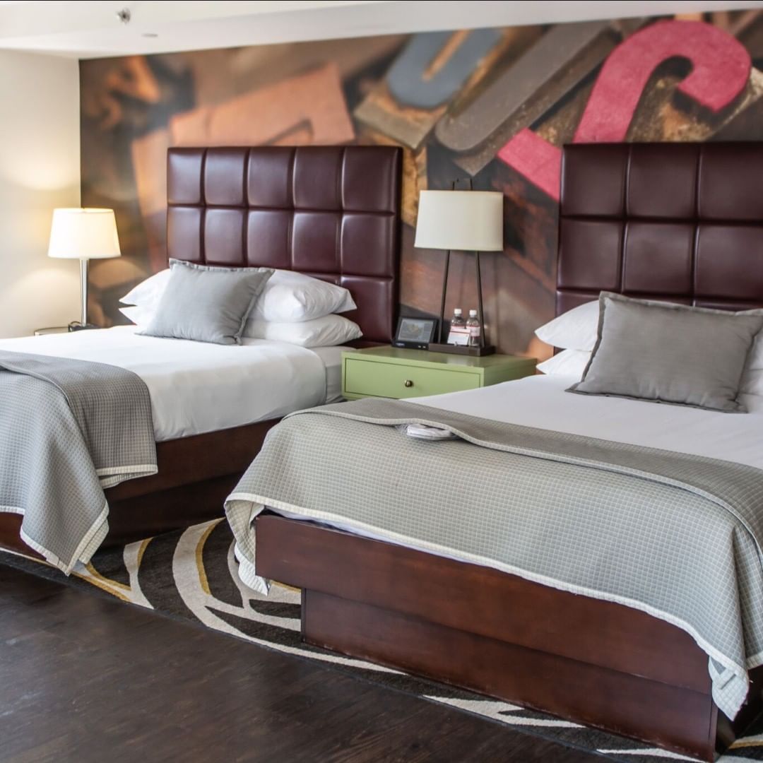 Two beds at Hotel Indigo