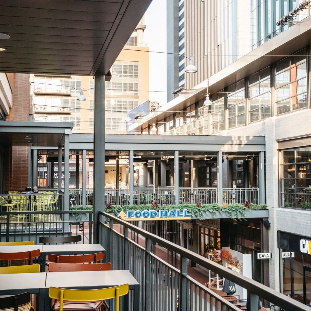 The crosswalk at Assembly Food Hall