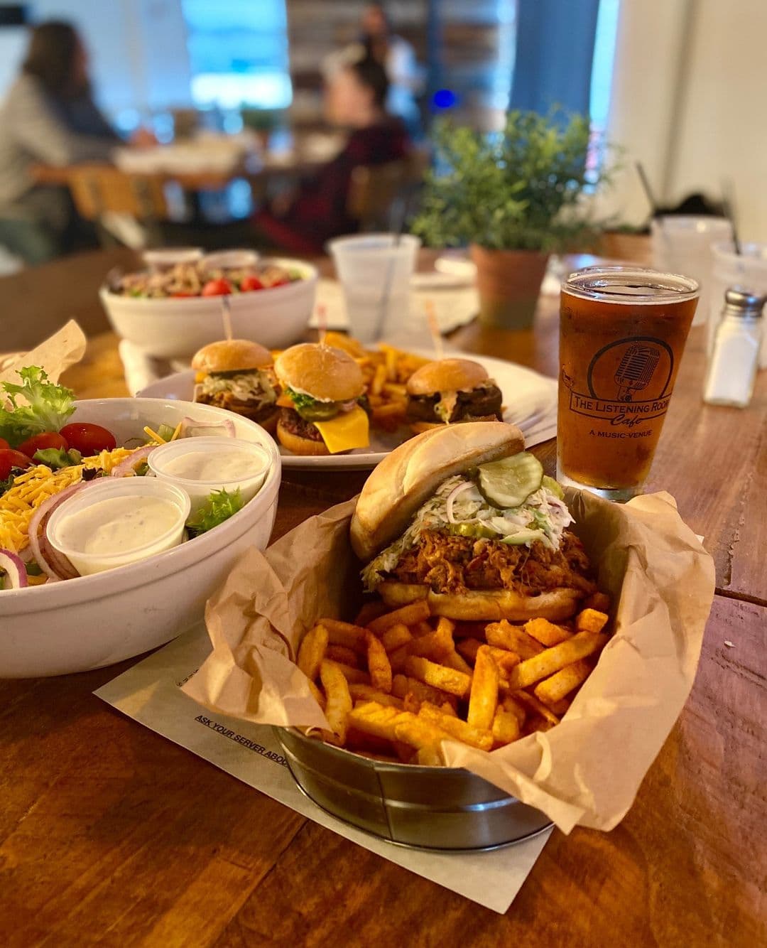 Sandwiches at The Listening Room