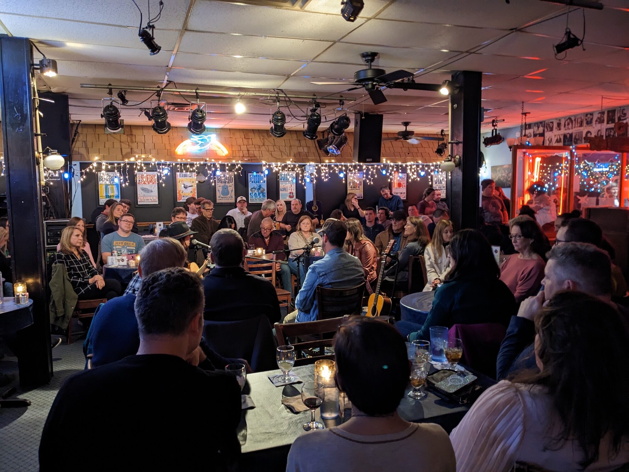 Songwriters in the round at the Bluebird Cafe
