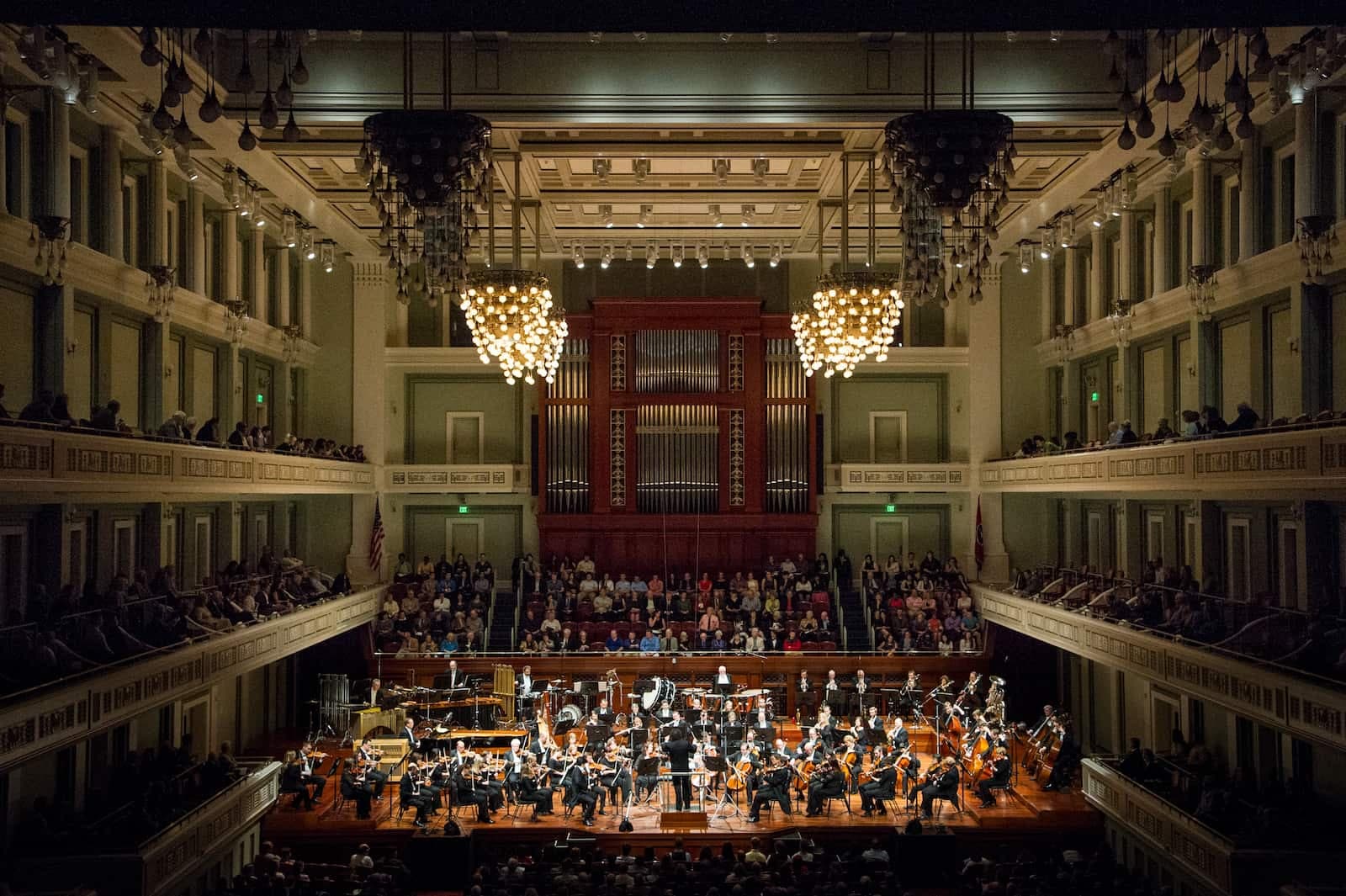 Inside Schermerhorn for a symphony performance