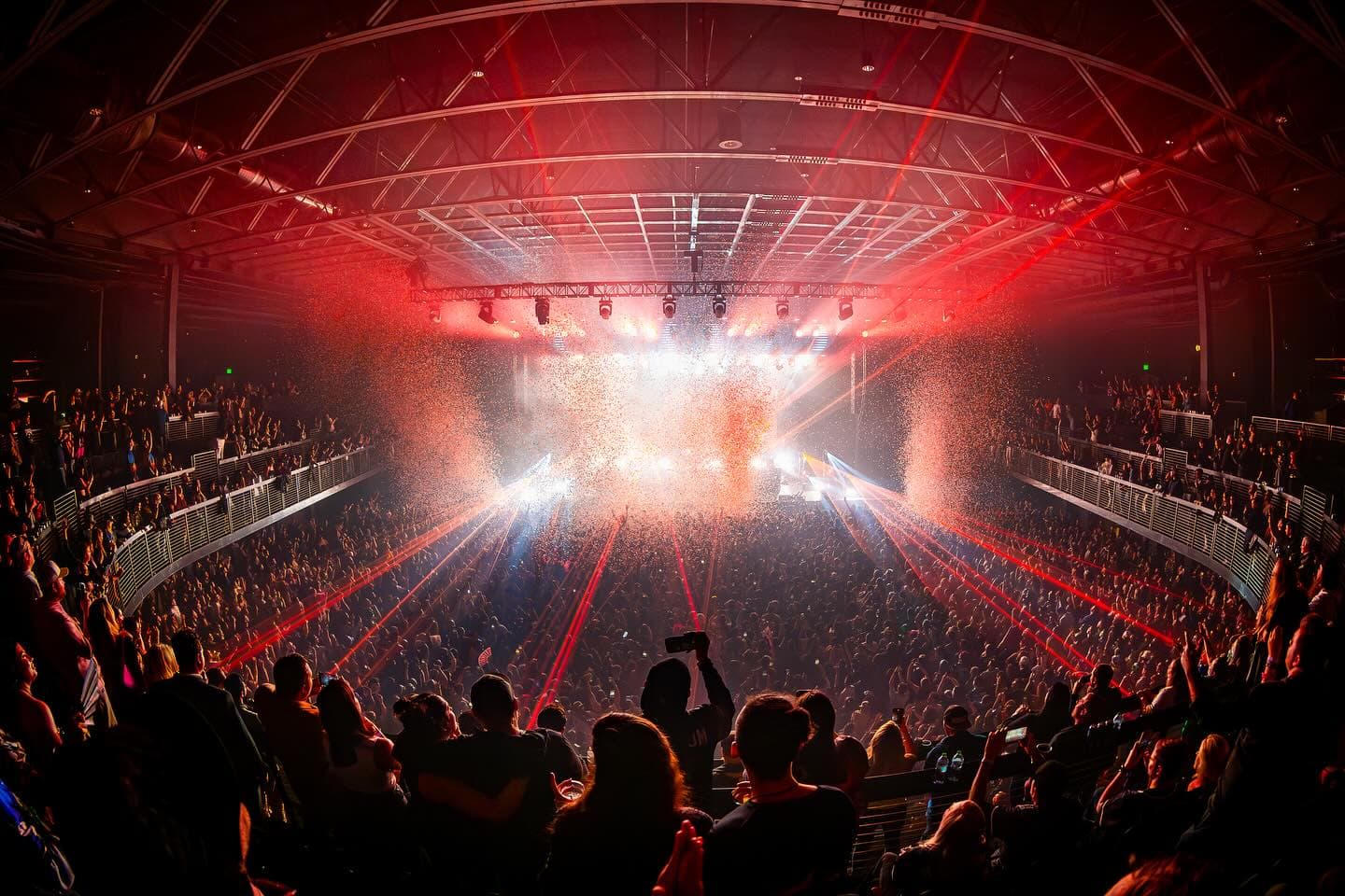 Inside The Pinnacle during a show