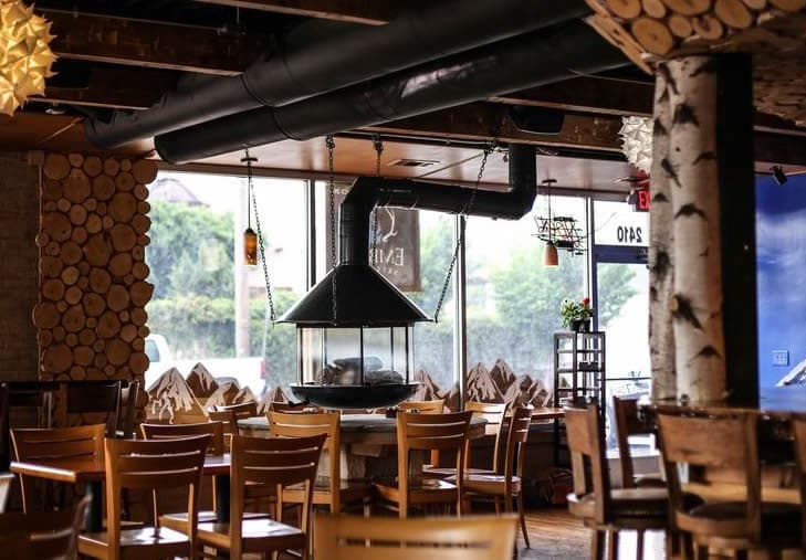 Ember's Ski Lodge interior