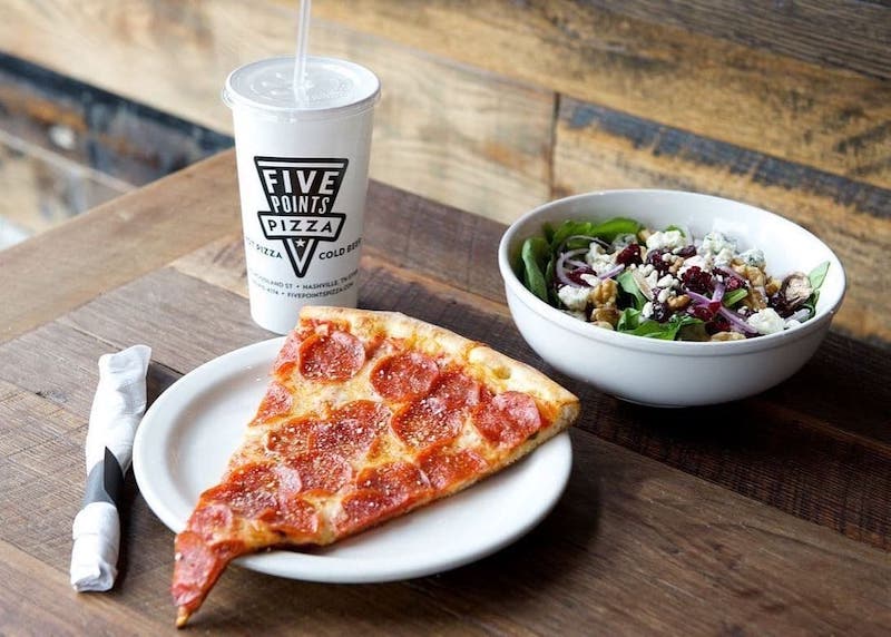 Five Points Pizza combo meal