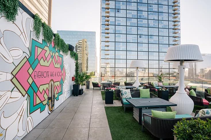 Heirloom Rooftop bar design