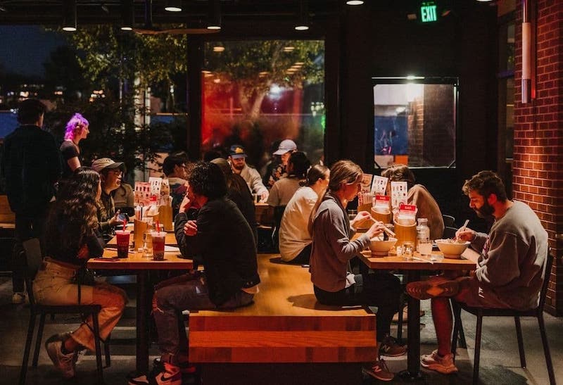Otaku Ramen at night