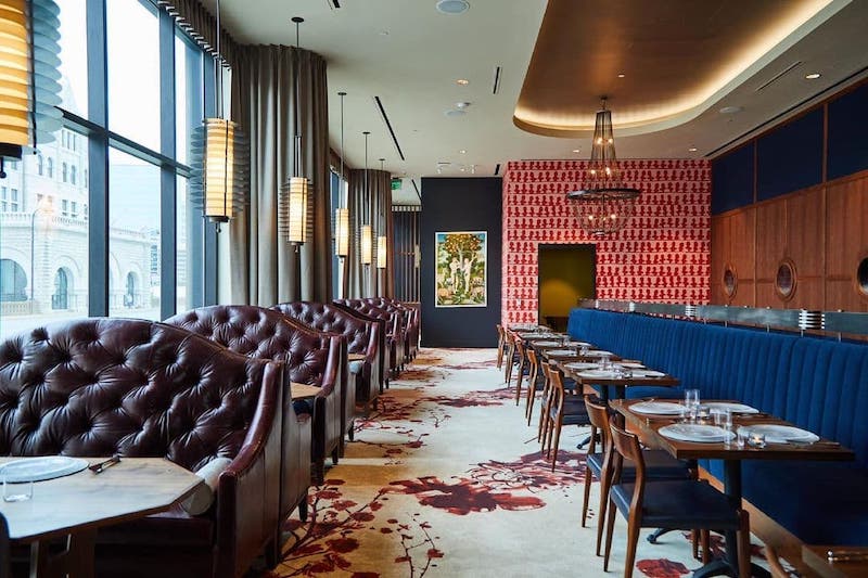 The Continental interior design