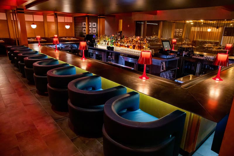 Virago bar area