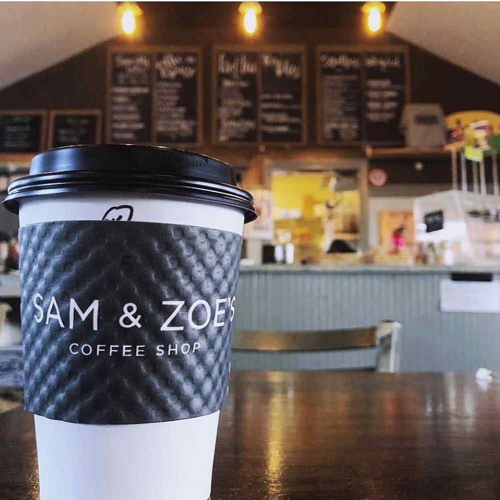 Sam and Zoe's in Berry Hill coffee and interior