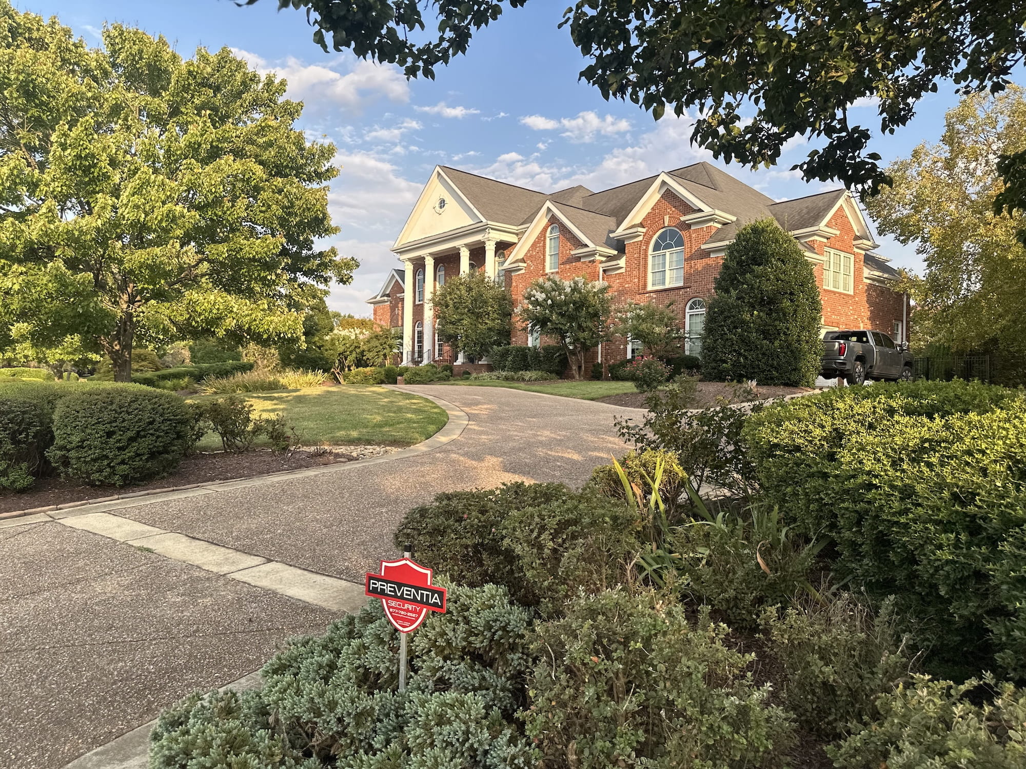 A beautiful brick house
