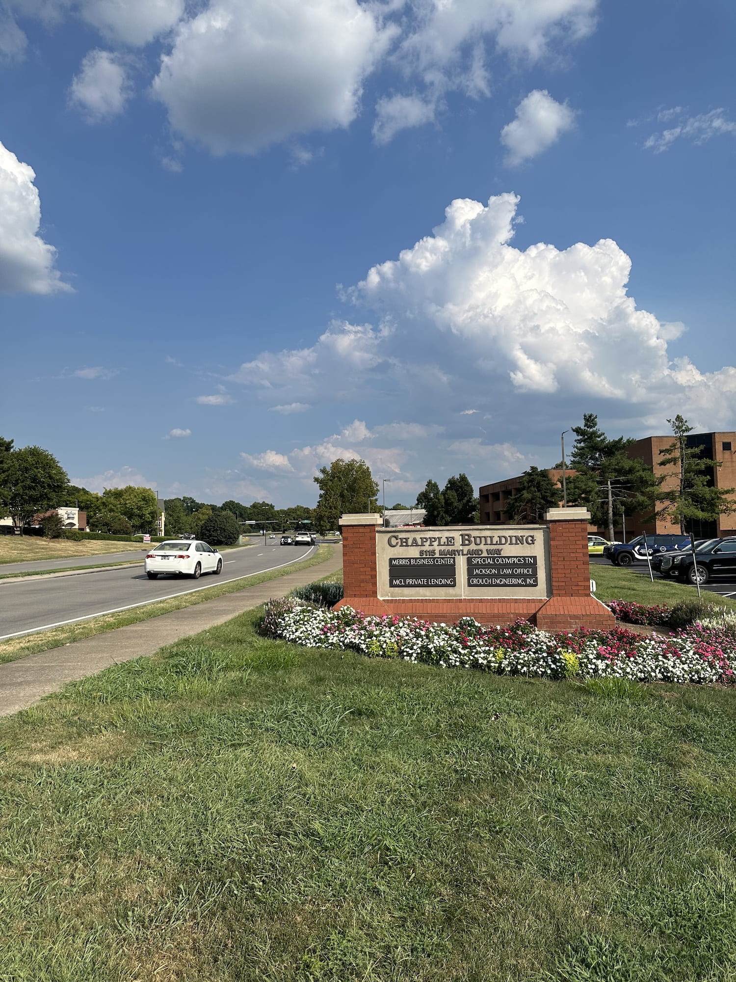 A commercial area of Brentwood