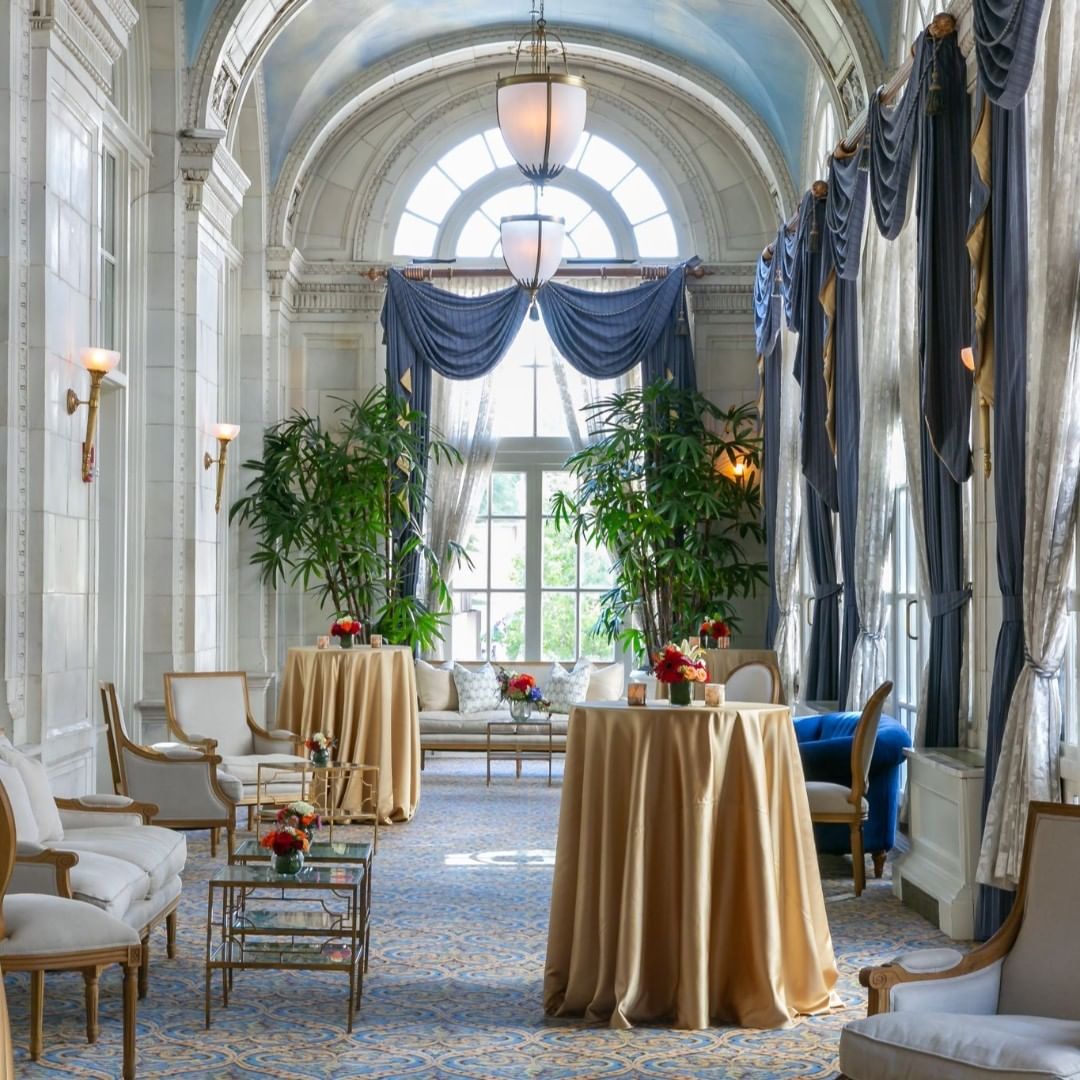 Hermitage Hotel's lovely veranda