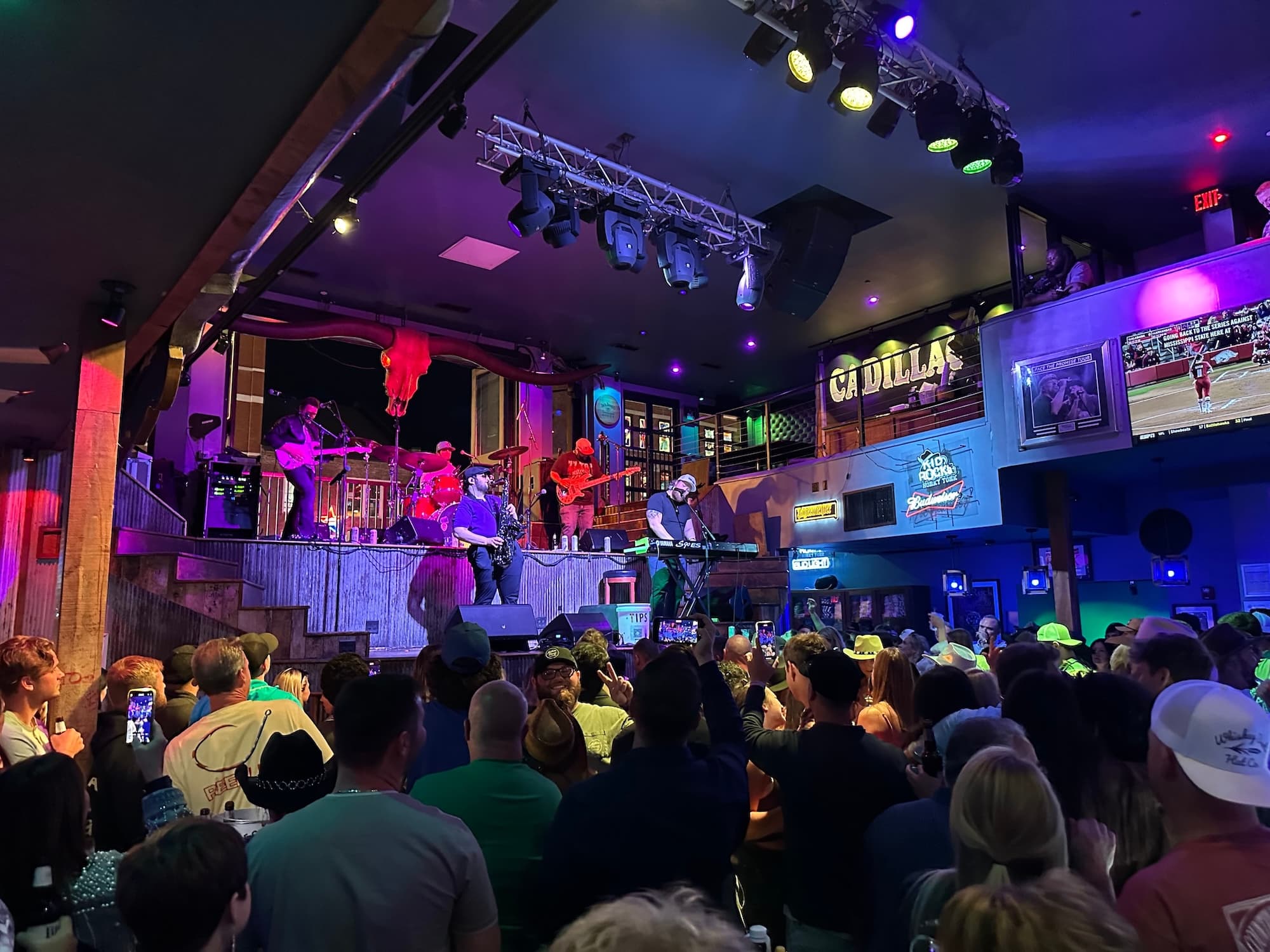 A band playing at Kid Rocks
