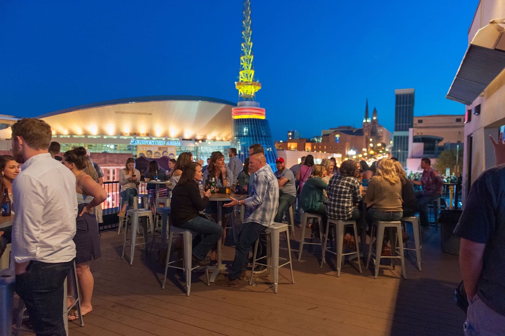 The Stage's rooftop bar