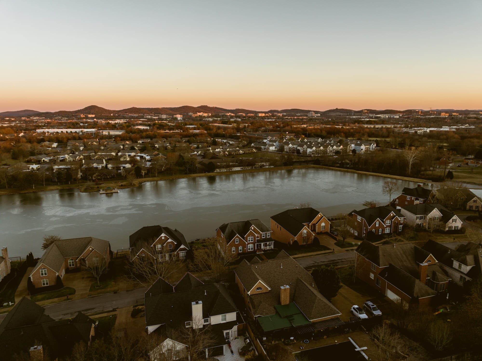 A lake in East Nashville
