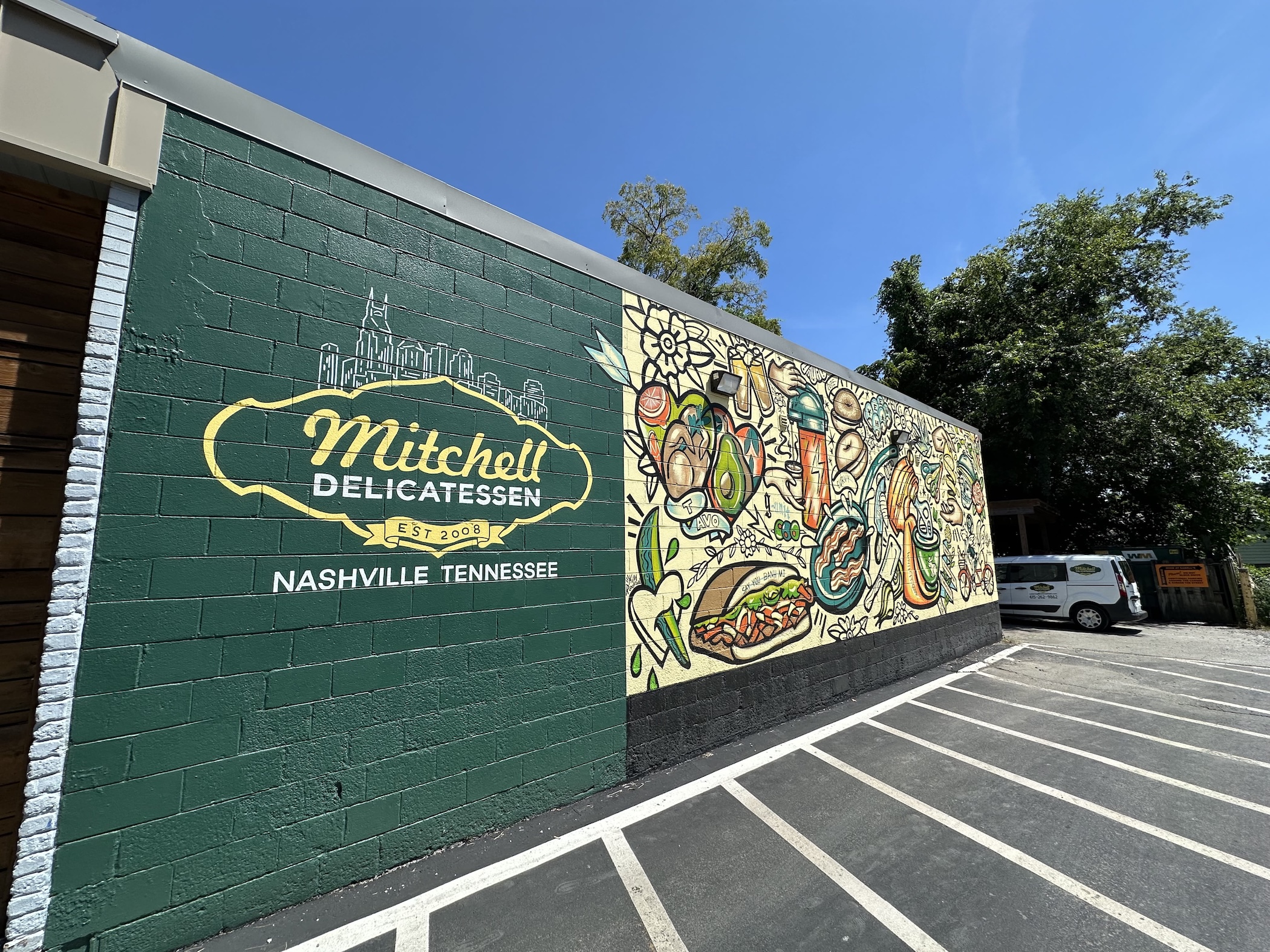 Mitchell Deli exterior mural