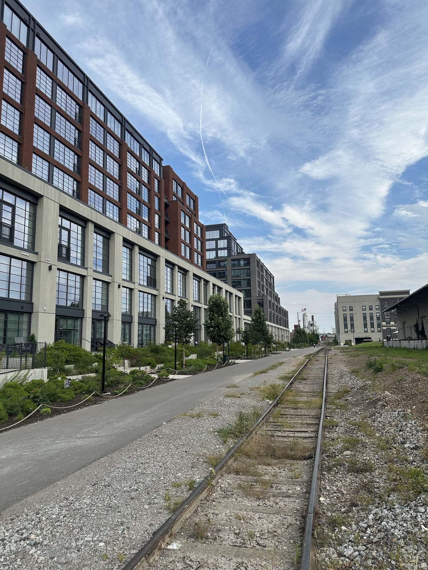 A walking path in Germantown
