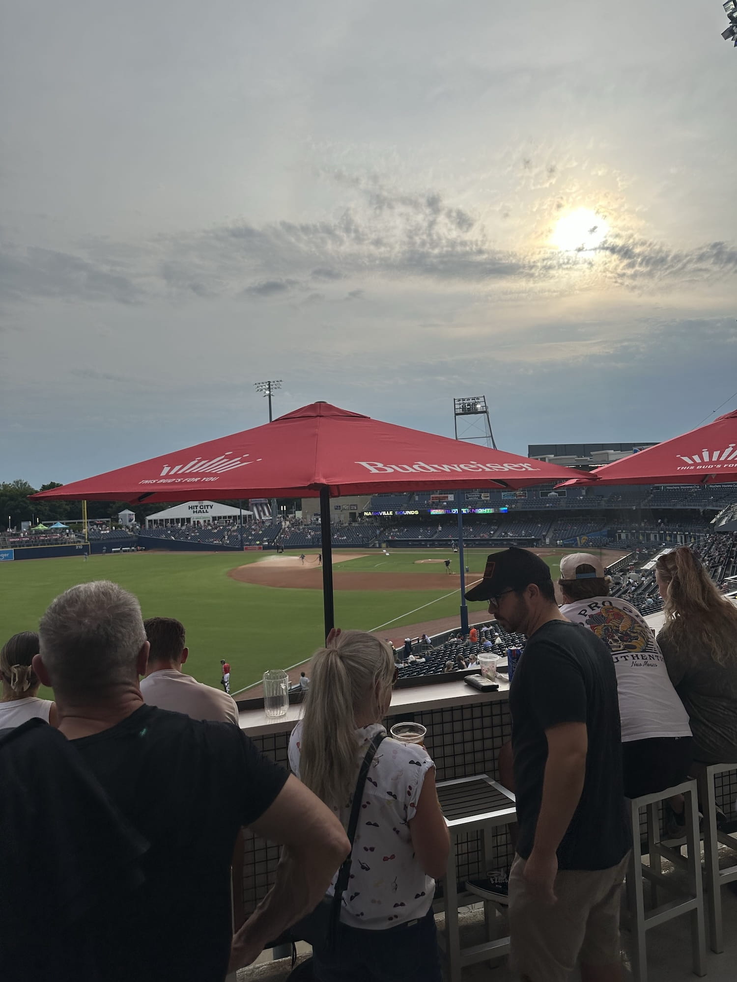 Nashville Sounds game overlook