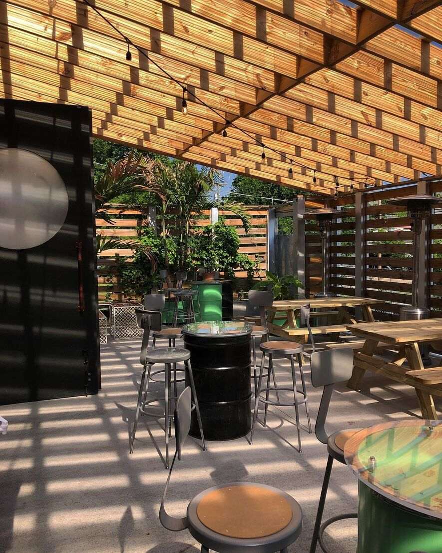 Otto's patio in Sylvan Park