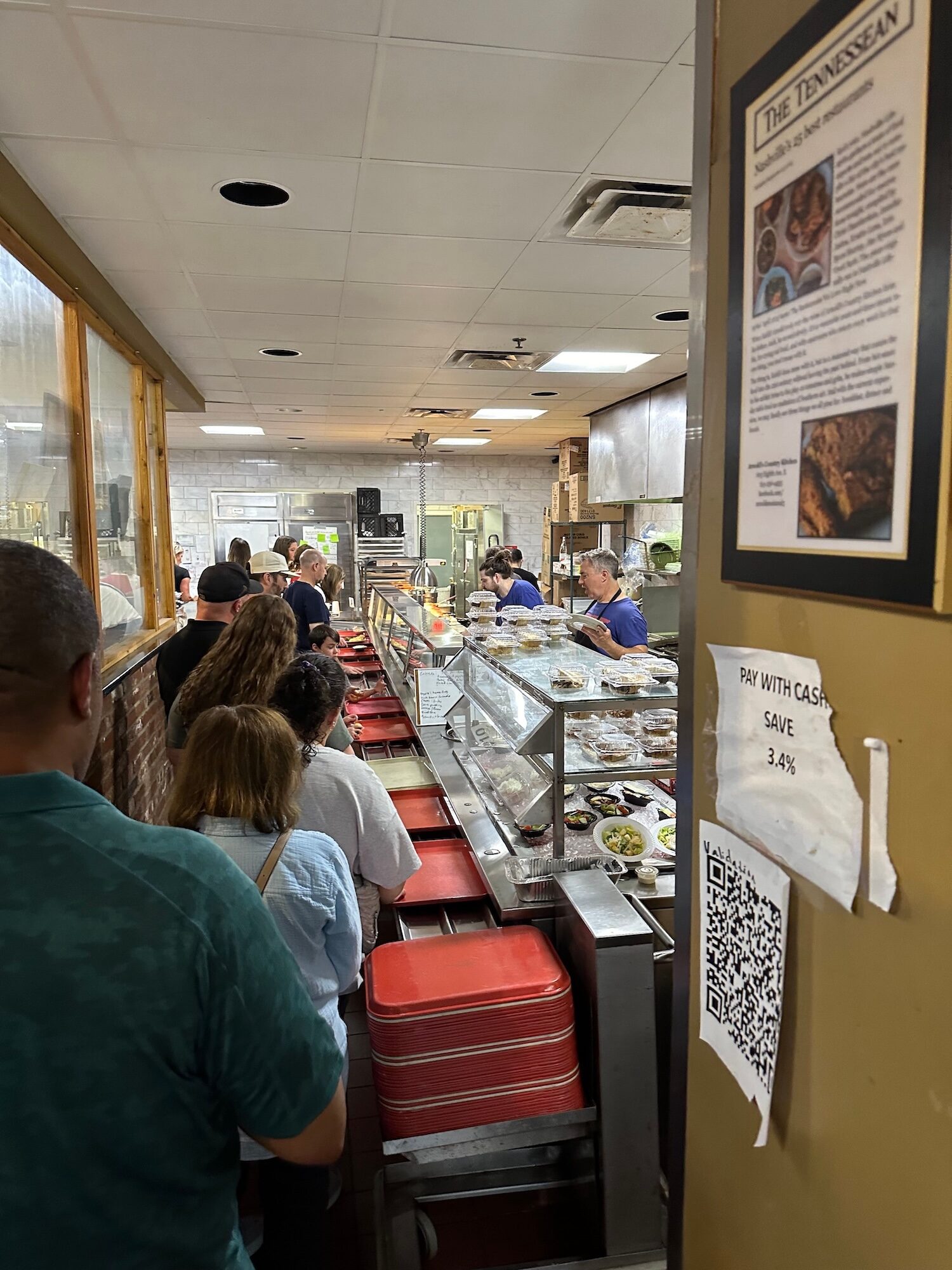 The line at Arnold's